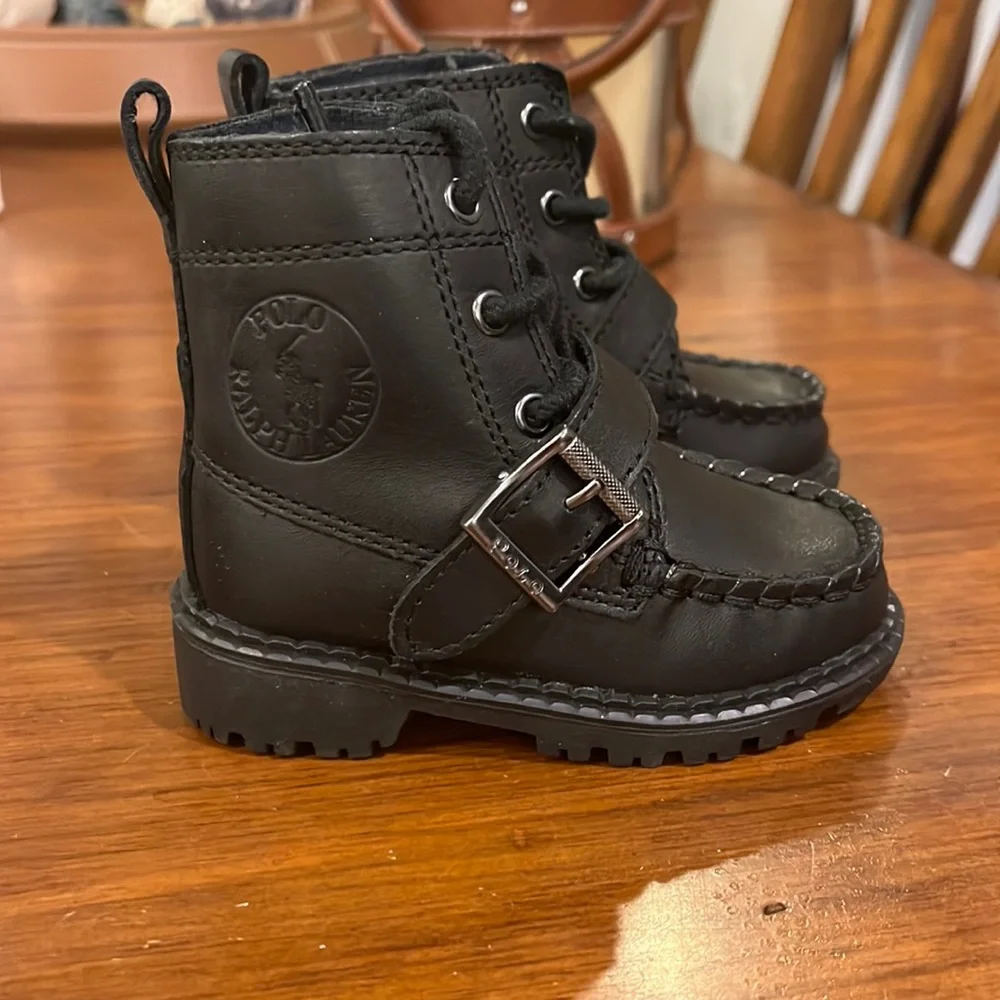 Polo Ralph Lauren Ranger Sportsman Boots Baby Boys Girls Shoes Toddlers Size 4